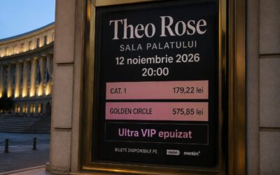 Biletele Ultra VIP pentru concertul lui Theo Rose de la Sala Palatului din 2026 s-au vândut complet