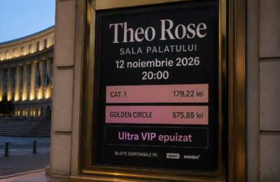 Biletele Ultra VIP pentru concertul lui Theo Rose de la Sala Palatului din 2026 s-au vândut complet