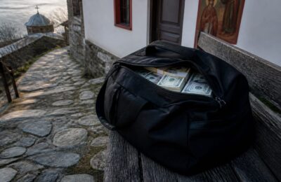 Gigi Becali a dezvăluit cum a dus 3 milioane de dolari cash la Muntele Athos pentru călugării români