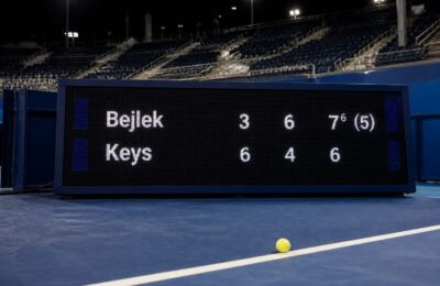 Sara Bejlek obține o victorie uriașă la Cincinnati și devine cap de serie la US Open