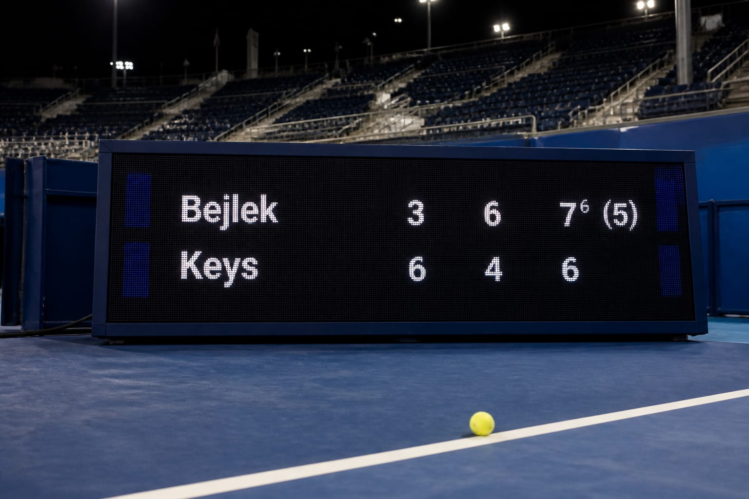 Sara Bejlek obține o victorie uriașă la Cincinnati și devine cap de serie la US Open