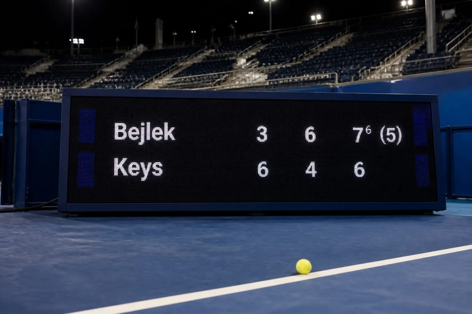 Sara Bejlek obține o victorie uriașă la Cincinnati și devine cap de serie la US Open