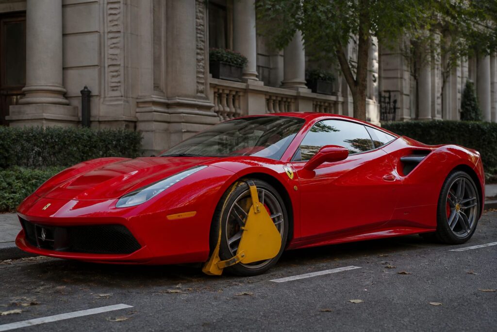 Un Ferrari de 4,3 milioane de euro a fost confiscat la Londra la doar 20 de minute după ce a ieșit pe șosea