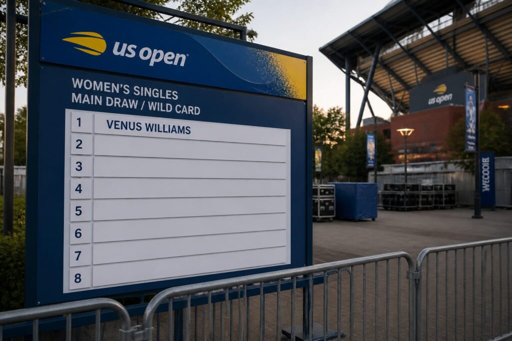 Venus Williams a primit un wild-card pentru US Open iar sora sa Serena încă așteaptă ultima invitație