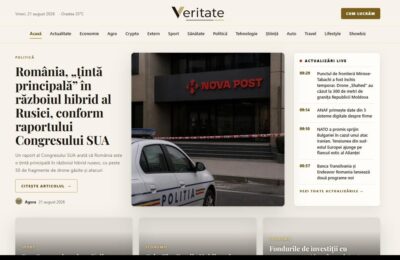 Veritate.ro propune știri scrise integral de AI, pentru cititorii care vor fapte separate de opinii